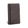 Front Pocket Card Case PU Leather RFID Protected