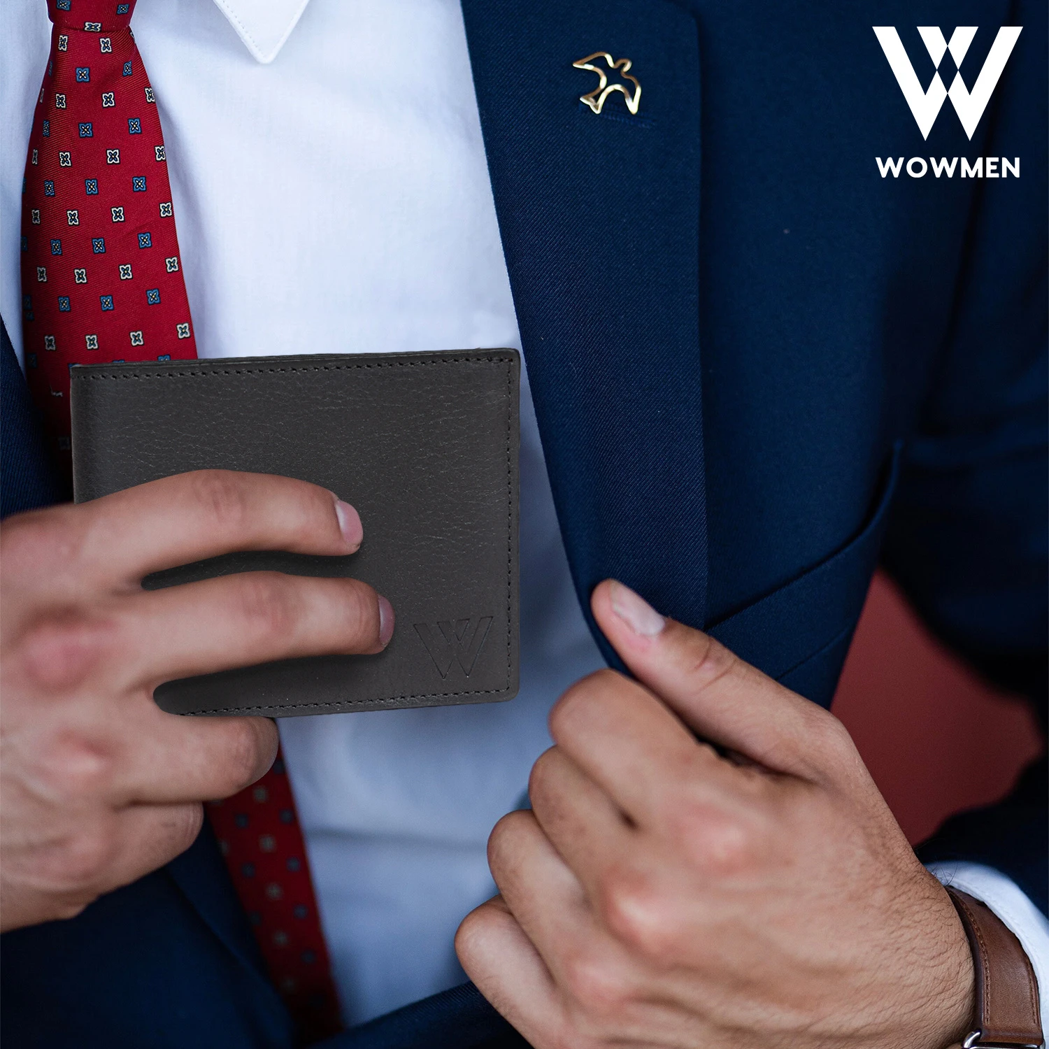 Mens Leather Classic Wallet Black