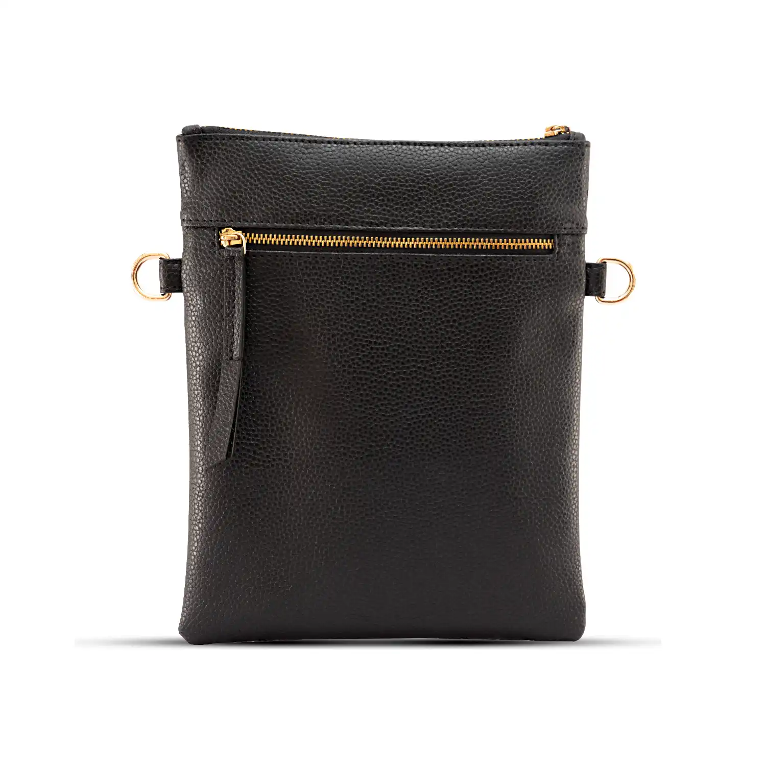 Womens Triple Zipper CrossBody Bag